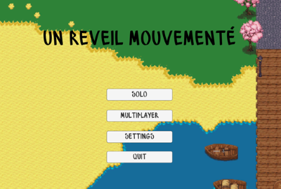 menu du jeu